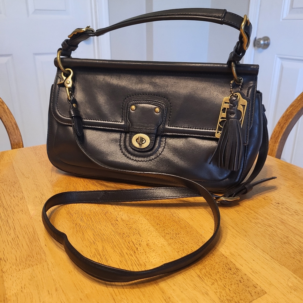 Y2K Coach Anniversary City Willis Top Handle Crossbody Legacy Collection #22062